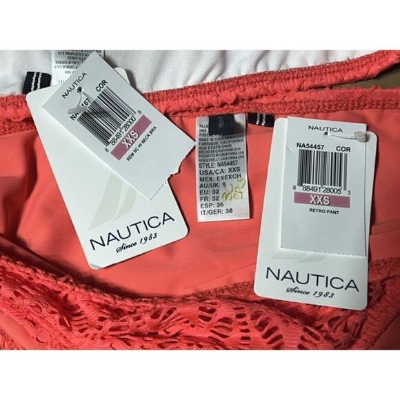 Nautica NWT Coral High Neck Bikini Size XXS - Picture 4 of 4